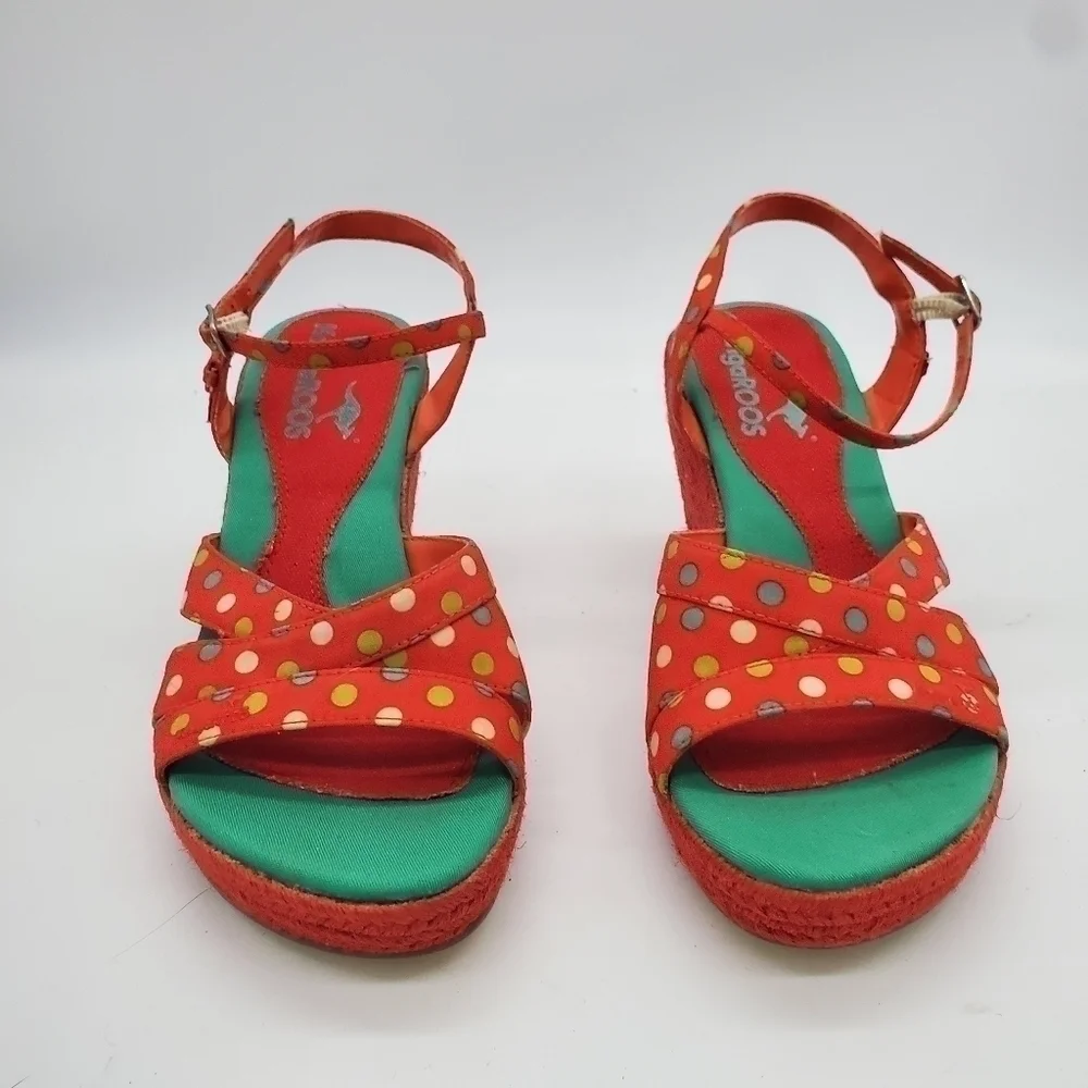 KANGAROOS Ester Espadrilles Wedge Size 7 Shoes